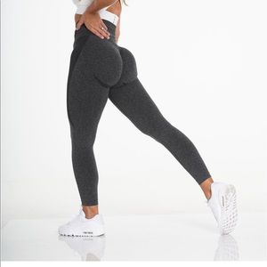 NVGTN Black speckled contour seamless leggings